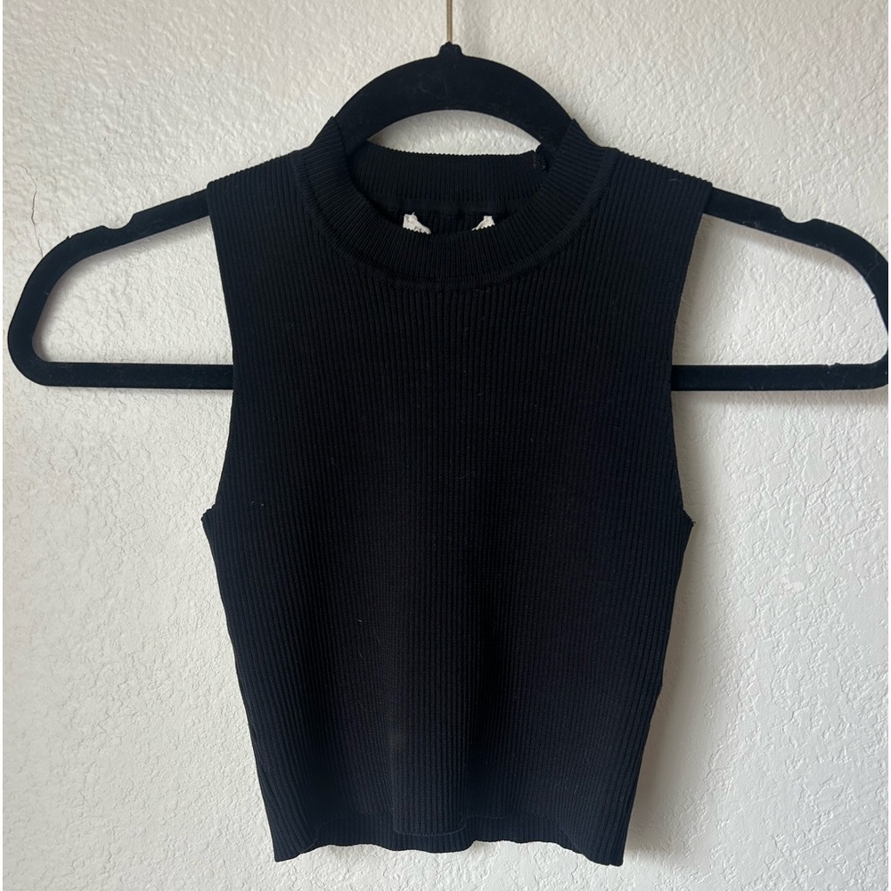 Black Crop Top by Happy Grey